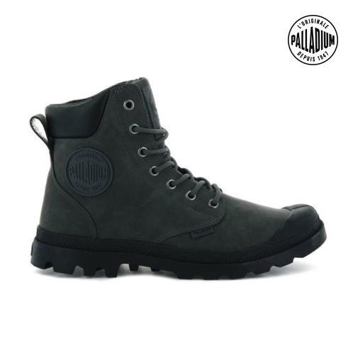 Bottes Palladium Pampa Cuff WP LUX Femme Noir | FR XZP435G